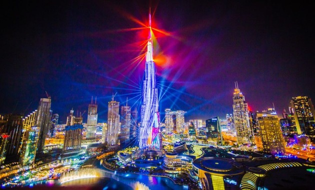 Burj Khalifa Laser Light Shows