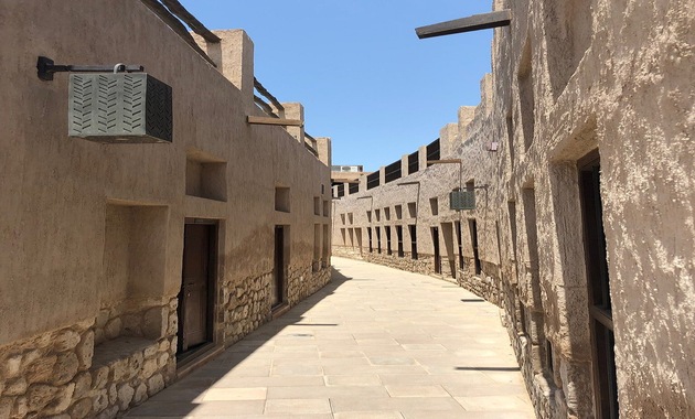 the building of al shindagha museum in dubai